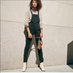 Skinny Overalls in Lunar Wash